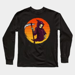 The Reaper Funny Halloween Long Sleeve T-Shirt